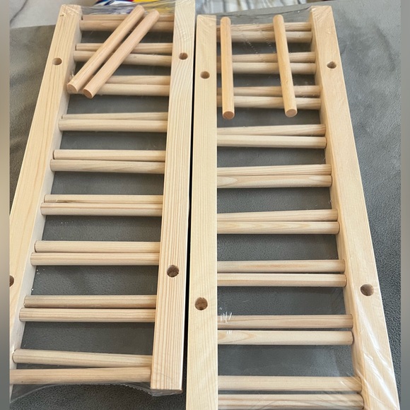 2 Wooden Storage Racks/Plate Rack Dish Stand Holders or Book Shelves - Picture 2 of 6